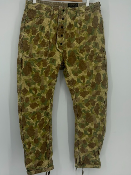 Ralph Lauren Double RL Other - RARE Vintage RRL Double RL P42 Experimental Camo Trousers Reversible Military 34